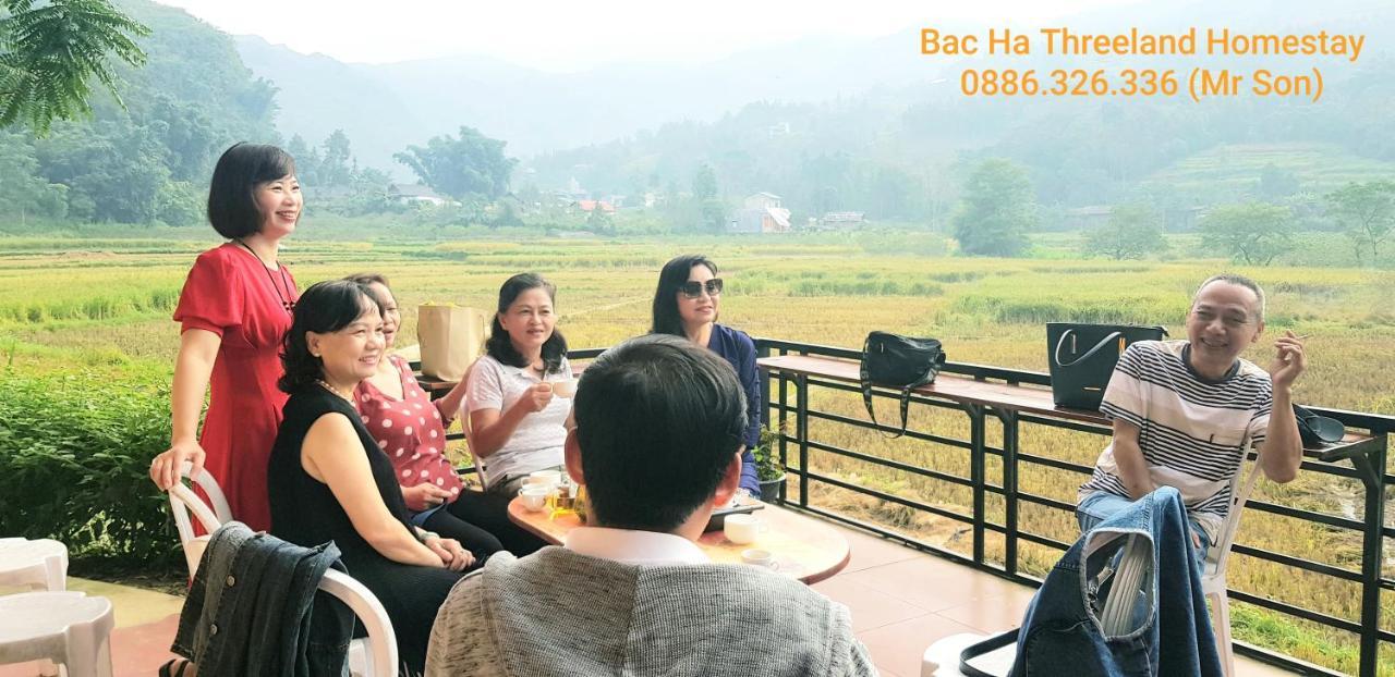 Bac Ha Threeland Homestay Exterior photo