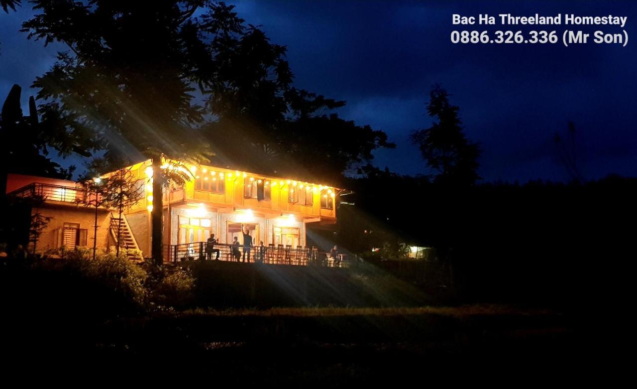 Bac Ha Threeland Homestay Exterior photo