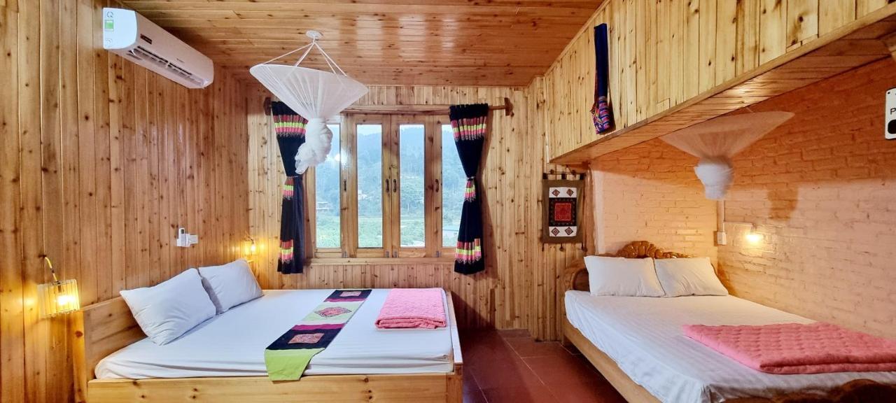Bac Ha Threeland Homestay Exterior photo