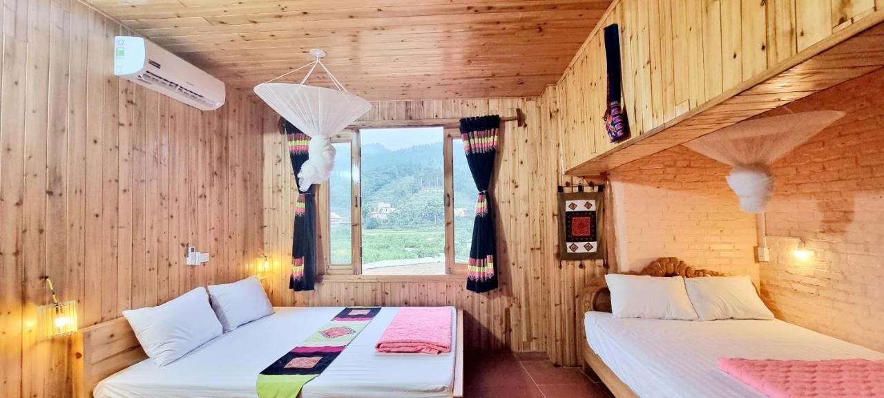 Bac Ha Threeland Homestay Exterior photo