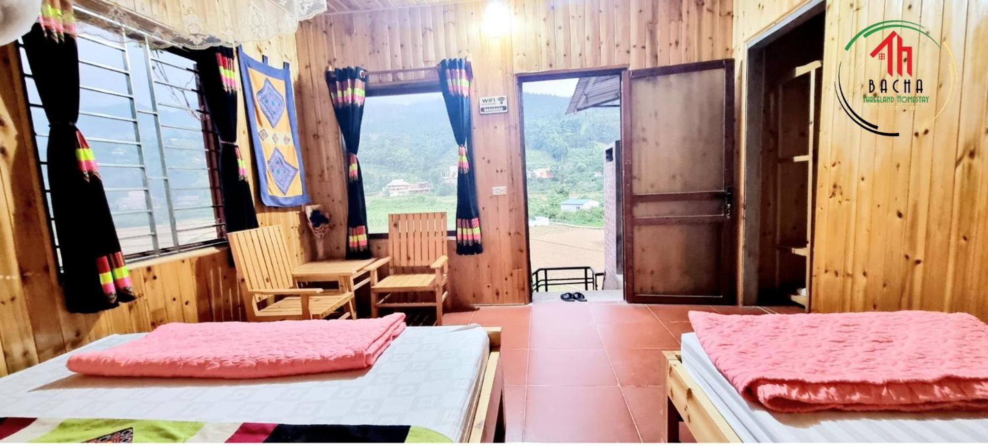 Bac Ha Threeland Homestay Exterior photo