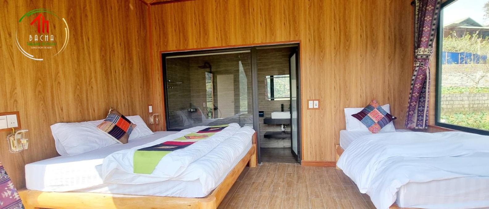 Bac Ha Threeland Homestay Exterior photo